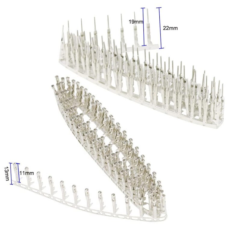 Ferwooh 100PCS 2.54mm 18-24awg Male Pin Crimp Terminal Connector + 100PCS Female Pins Connector Kits for Dupont Jumper Wire Cable - Image 4